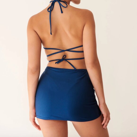 💙SOLD💙 Tropic of C Xebe Skirt in Midnight (Navy Blue), Size XS - Picture 2 of 10
